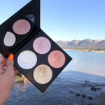 TOP GLOW - Luxury Handmade Pressed Powder Highlighter Palette